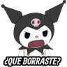 Stickers STICKERS DE BEBÉ KUROMI🖤