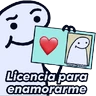 Stickers licencias de flork 😎