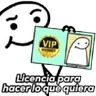Stickers licencias de flork 😎