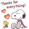 Stickers Greetings Snoopy 🐾🎉