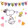 Stickers Greetings Snoopy 🐾🎉